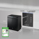 Haier W5000Plus double-sided washing household built-in fully automatic dishwasher upgrade 18 sets + 3 large-capacity UV double sterilization 7-day long-term storage smart door opening quick drying AI intelligent double-sided washing EYBW18566JHU1 empty black