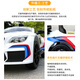 Zhilebao BMW children's electric four-wheel car children's dual-drive swing car with remote control toy car with shock-absorbing stroller 6666R ivory white + ordinary wheels