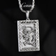 GsunG platinum pendant for men with magnificent dragon brand pendant, fashionable PT950 platinum pendant for men with three-dimensional relief of 12 zodiac dragons, priced by gram, please contact customer service before bidding for gold price