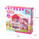 Ozhijia dress-up doll set gift box simulation villa toy house children's toys girl play house princess castle double-story villa birthday gift