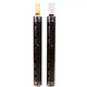 Master Chen’s ebony pipe beginner tear gas pipe instrument D-tube copper hoop [1 plastic whistle]+8