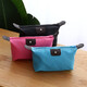 Travel cosmetic bag portable clutch bag large capacity female cute cosmetic box storage bag toiletry bag black