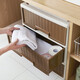 Interaktive Weltraumschubladen Aufbewahrungsbox Imitation Rattan Garderobe Transparent Aufbewahrungsbox Kleidung Unterwäsche Home Schlafsaal Kunststoff Finishing Box Lagerschrank 9716 Großgröße 2 Etagen Breite 56,8 Tiefe 39 Höhe 42