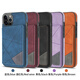 Anwendbar für Apple 13Promax Mobiltelefon Hülle Flip iPhone 12 Karte 11 Karten Steckbare X Dual Card XR Kartenbeutel Abdeckung Wallet Card Cover mit Kartensteckplatz -Klammer Purple Dual Card Slot + Bracket iPhone 13