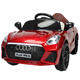 Yuenni Audi Children's Elektroauto mit vier Rädern mit Fernbedienung Babyauto für Männer und Frauen Kinderspielzeugautos können für Menschen angeklagt werden. Prinzessin Pink Single Drive + Fernbedienung + Bluetooth Early Education