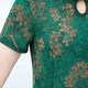 
Fuxi Mama Summer New Dress Imitation Silk Cheongsam Fashionable and Noble Middle-aged and Elderly Women's Summer Temperament Large Size Skirt 698 Red 6XL Recommended 160 Jin [Jin equals 0.5 kg] or above graceful and luxurious