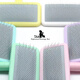 It it Taiwan taa pet beauty white elf wire comb shop with hair-pulling needle comb dog and cat Teddy anti-slip comb 2 mixed colors