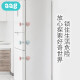 aag child safety lock baby anti-pinch hand opening cabinet door lock multi-functional protective drawer buckle refrigerator lock water blue bear model