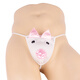 Men's sexy underwear hollow sexy tempting thong pig man animal style cute men's T-trousers white white single size