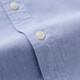 Romon Oxford Shirt à manches à manches courtes Men de nouveau Men Men Men's Men's Men's Moyen-Agents et Young Summer Fashion Fashion Slim Shirt Men Light Blue 41