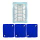 Jingbo Jingxi passt sich an Philips Vakuumreiniger -Filterelement -Zubehör FC9728/FC9732/FC9735 Filternetzfilter Baumwolle 1 Frontfilterelement + 1 Heckfilterelement