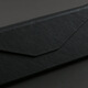 Time Scissors New Sunglasses Folding Glasses Case Portable Sunglasses Case Wood Grain Retro Men's and Women's Triangle Glasses Case Black