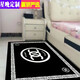 Xingwan ins carpet bedroom girls stain-resistant bedside blanket floor covering living room large area full room can be customized Nan S-Love Leopard 100*200cm