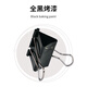 Xunxiang Tail Ticket Clip Fisch Schwanz Clip Kleine Metallpackteschwanz -Clip -Ticket -Ordner Clip Office Supplies schwarz 19mm 40 Stück/Tube 1105