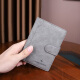 Sheton Study Abroad Passport Clip Passport Case Storage Case Portable Air Ticket Storage Clip Card Case Men's ID Pack Passport Case Coffee
