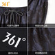 361 swimming trunks men's boxer fake two-piece anti-embarrassment professional training large size loose quick-drying hot spring swimming trunks
