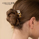 Cercoo retro tribute series U-shaped hairpin for women with upturned hair, hair comb, retro-style elegant hair accessories