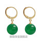 Yayin Jade Color Earrings Green Chalcedony Earrings Women's Classic Chinese Style Earrings 2022 New Earrings Earrings Classic Green