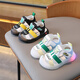 Babudou Lichter Babyschuhe Tasche Zehen Sandalen für Sommerjungen Anti-Rutsch weicher Sohle Baby Kleinkind Schuhe Strandschuhe 01 Jahre alt 3 Schwarz 718 Bärenleuchten Sandalen Größe 17 Länge 13 cm