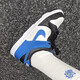 Nike (Nike) Dunk Low Salmon Toe GS Low Top Retro Retro non-glisser-USE-RÉSISTANT CASSORATION CASSORATION DH9765-104 BLUE BLACK ET BLANC 38