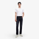 Jinba Herrenbekleidung 2025 Frühlings- und Sommer Neues Produkt Herrenrunde Nacken Kurzarm Textur Weiß T-Sleeve Btce1342 White S (165)