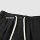 Hla Hailan Home Pantalones casuales Casta Cintura elástica de los hombres Contrast Color Nine-Cross Pants de verano HKCAD2Y172A