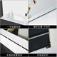Gabinete de baño de Toto LDSW753W BAÑO HOGAR CERÁMICA CERRICA INTEGRADA Tirando de tirar de la cuenca Multifunción Gabinete Washbasin Gabinete Washbasin Conjunto completo: grifo + espejo de maquillaje almacenable