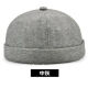 Fun Landlord Hat Men's Spring and Autumn Melon Skin Hat Men's Landlord Hat Women's Trendy Brand Middle-aged and Elderly Retro Hip-Hop Noble Flip-Flip Yuppie Hat Watermelon Hat 15831 Dark Blue Can Adjust (56-60CM)
