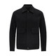 Navigare Italian small sailboat woolen coat men autumn and winter pure wool warm jacket jacket short casual jacket men dark night 2XL /54