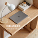 Genji Muyu solid wood desk computer table sofa side table bedroom makeup table home wall small narrow table 0.85 meters