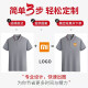 鑫凯蒙夏季冰丝polo定制工作服短袖男企业团体工服T恤衫订制印绣logo女 【677冰丝款】桔色 M