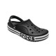 Crocs Crocs Crocs Crocs Bela Crocban Lightweight Wear-Resistant Slip-on Casual Shoes|205089 Black/White-066 41/42(260mm)