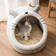 Bad pet cat kennel for all seasons in spring and summer semi-enclosed kennel yurt cat kennel warm cat house small dog pet British short cat kennel large [16 Jin [Jin equals 0.5 kg] cat 10 Jin [Jin equals 0.5 kg] dog]