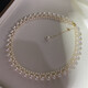 Xuanxian Freshwater Pearl Necklace Braided Necklace Collarbone Chain French Hepburn Round Pearl 45cm