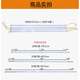 Li Mengzi LED Long Strip 595 mm unverwechselbarer Dimmfernbedienungssteuerung dreifarbiger Lichtstreifen 645 mm Langlampboard 695 mm Leuchtstreifen Fernbedienung Drei-Farben 59,5 cm Eins-zu Three/30W 30W andere andere