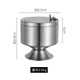 B&y new ashtray for home use, stainless steel ashtray with lid and feet, creative home living room, personalized trendy office ashtray with lid, feet, anti-fly ash BY244 original color