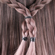 Youjia UPLUS disposable high-elastic headband black, thickened 500 hair ties, hair ties, small rubber bands to tie hair