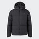 阿迪达斯 （adidas）羽绒服男装2025冬季新款运动服舒适保暖连帽时尚百搭休闲夹克外套 JV6187黑色 XL
