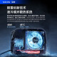 Nishen 48w liquid cooling radiator mobile phone magnetic semiconductor cooling live broadcast Genshin Impact King chicken eating game cooling artifact high power low noise suitable for Apple Android Huawei 45W white and red [Gift: adapter + back clip + magnetic lead]