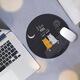 
Yishiku (EXCO) Xingqing mouse pad small computer office lock pad cartoon cute cartoon girl male simple round table mat 6995