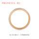 PROMESSAk gold ring small crown princess wedding ring diamond couple ring (single) 93067R 12 circles