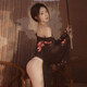 霏慕日本和服睡衣日系女性感刺激女仆小胸大码美女sm汉服 6174女修头纱连衣裙披肩内裤+手 衣服房事露出外出可穿夫妻