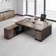 Mu Zhexi office furniture desk double seat face-to-face manager's room modern financial table (double short cabinet) 160*120*75