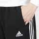 
Adidas (adidas) sweatpants men's pants summer new casual pants knitted breathable five-quarter pants shorts IC9435 IC9435 black three-stripe L