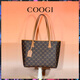 COOGI bag women's light luxury brand women's crossbody handheld tote bag women's Valentine's Day birthday gift for girlfriend and wife brown one size