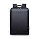 Williampolo Pauls neuer Computertasche Business Rucksack echtes Leder-Rucksack Kopfschicht Cowide Multifunktional Travel Rucksack Schwarzes Litschee Muster Echtes Leder-Computertasche 16-Zoll-Computertasche