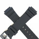 Youlenshi is suitable for Casio casio watch strap AE-1200/1300/F-108/W-216/W800H rubber strap accessories for men and women, black-black buckle 18MM