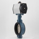 Cloud Cloud Pneumatique Valve de papillons D671X-16Q Vanne de serrage en acier inoxydable DN50 65 80 100 150 250 300 Plaque ductile DN150