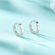 Liuguifu Jewelry platinum earrings for women PT950 earrings simple flowing earrings birthday gift 0.95g
