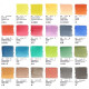 Shi mingke a nivel de la universidad pigmento de acuarela pigmento sólido de medio paquete en total 24 colores para elegir entre Schmincke 16782 Halfpack negro